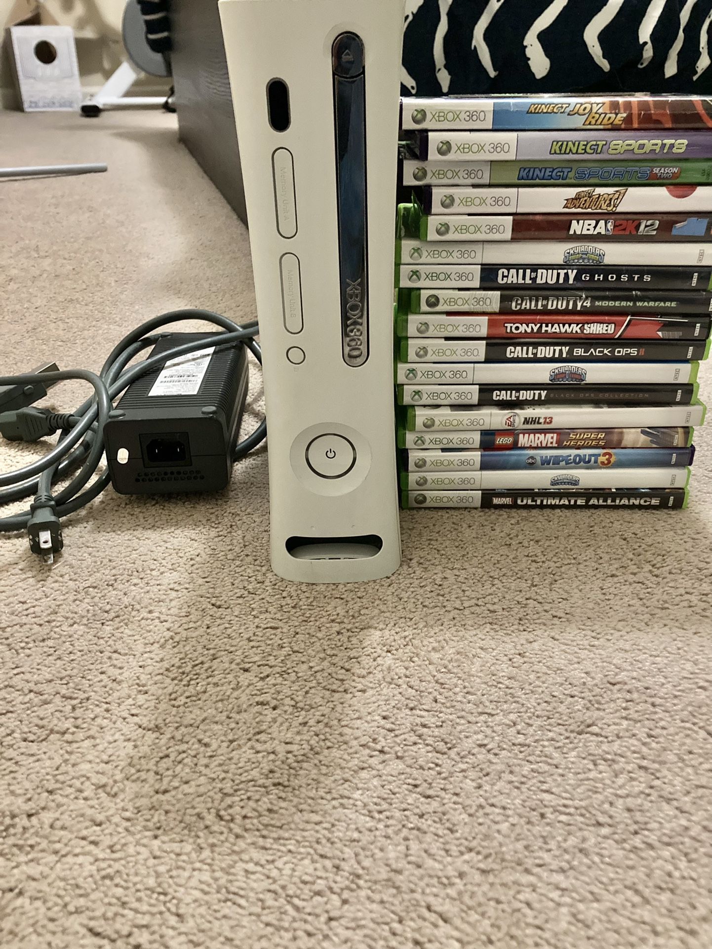 Xbox 360 With Games And Controller