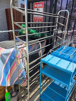 metal high shoe rack