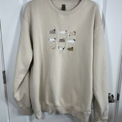 Beige Sweatshirt With sheep 