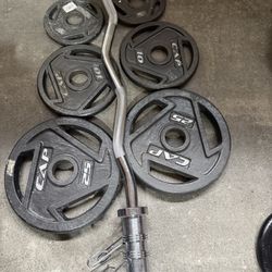 Olympic Curl Bar Weights