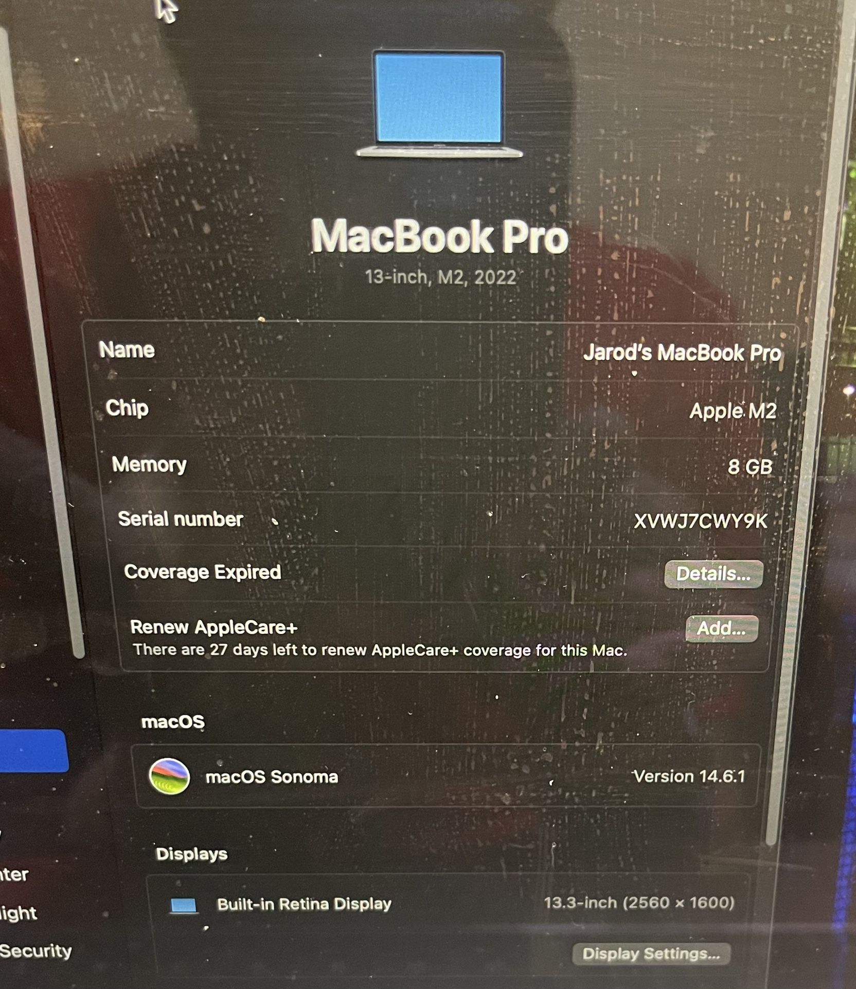 MacBook Pro13.3in