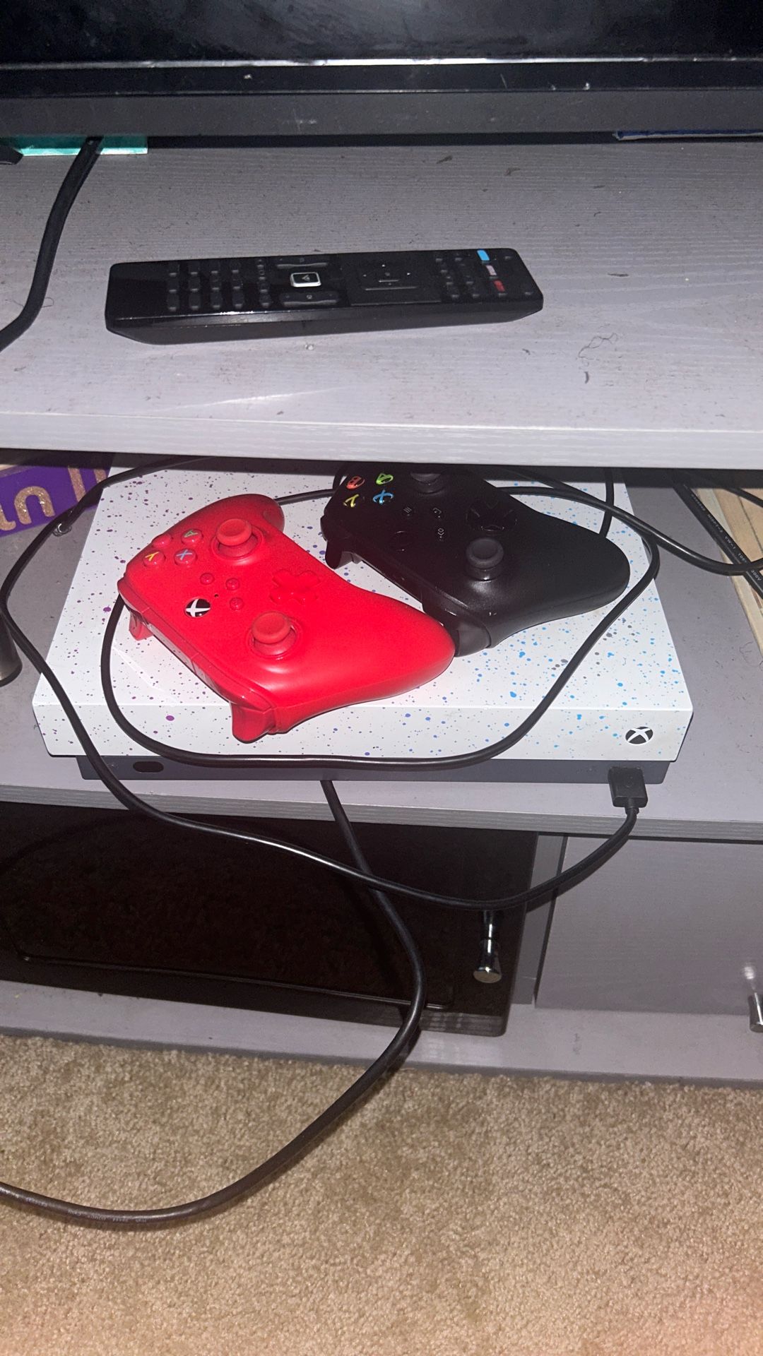 Xbox One X And Red Xbox Series Remote