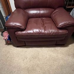 La-Z-Boy Leather Arm Chair