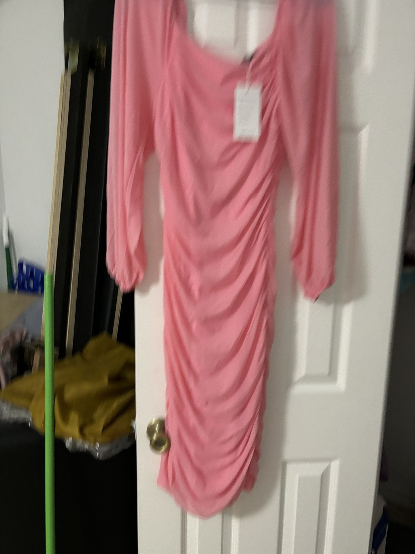 Maternity Baby Shower Dress Pink