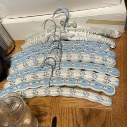 Nine Clothing Hangers 