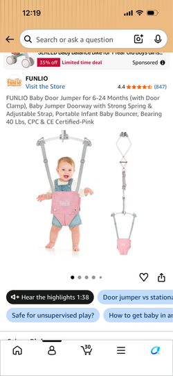 Doorway baby bouncer