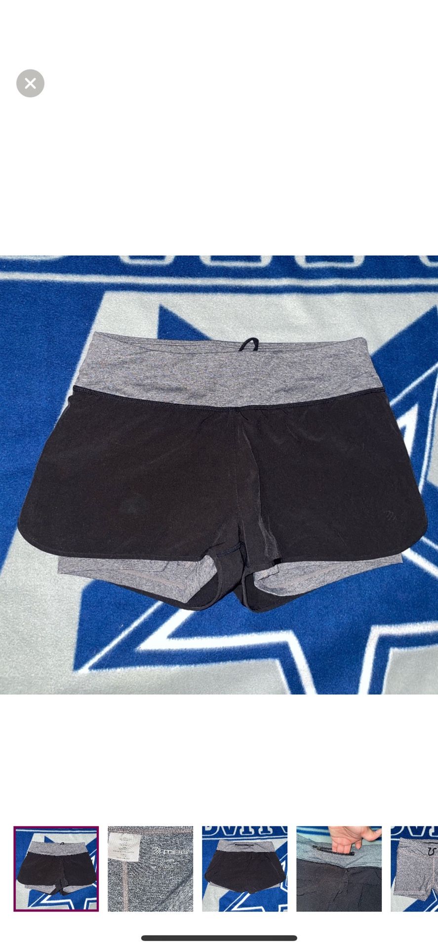 MPG Women's Black and Gray Athletic Shorts Size XS