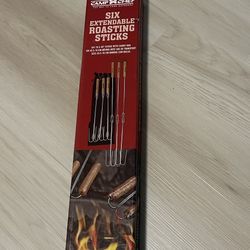 Camp Chef Extendable Safety Roasting Sticks (6-Pack) - NEW!!