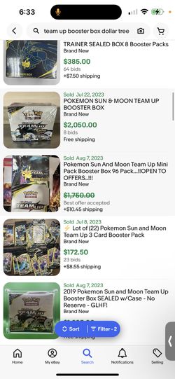 Pokemon Sun And Moon Team Up Unopened Mini Pack Booster Box - 96 Packs  OfferUp for Sale in Oakland, CA - OfferUp