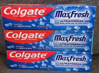 (3) Colgate Maxfresh Toothpaste, 6.3 oz each