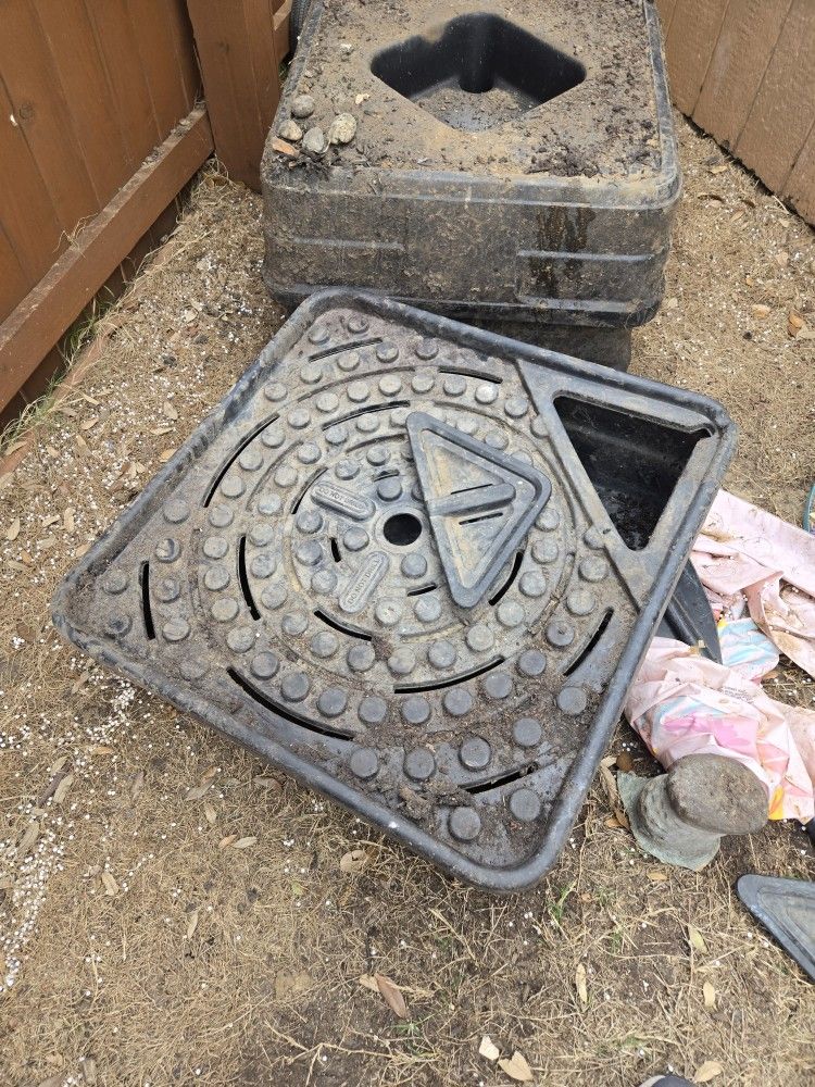 Out Side Fountain, 3 Fountain And The In Ground Sumps. Pumps Not Included