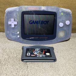 Nintendo Game Boy Advance Clear Glacier 
