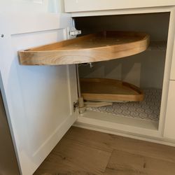 Rev-A-Shelf Half Moon Lazy Susan For Corner Cabinet
