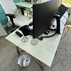 Glass Desk