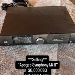 "Apogee Symphony Mk II" Interfaces 