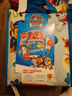 New Paw patrol toddler bed set