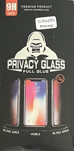 iPhone 15 Pro/Pro Max Privacy Tempered Glass Screen Protectors