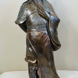 Vintage 21" Guan Yun Chang Statue