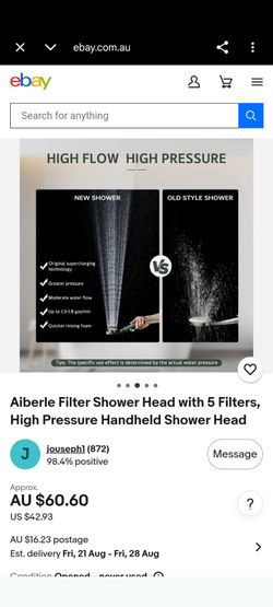 Aiberle filter shower head