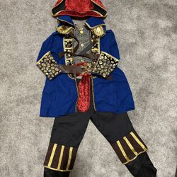 Halloween Pirate Costume 5-6t