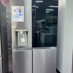 Refrigerator Side By Side 36” New Open Box And 1 Year Warranty 