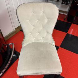 Z Gallerie - 2 Cream/White Chairs