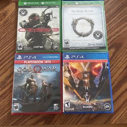 Xbox 1 And Ps4  Games 