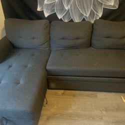 Gray small sectional Free