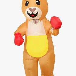 Inflatable Boxing Kangaroo Costume for Kids 48"