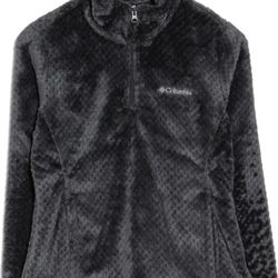 Columbia quarter zip fleece pullover color shark (dark grey) - Size Small