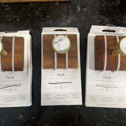 New (3) Wall Hooks