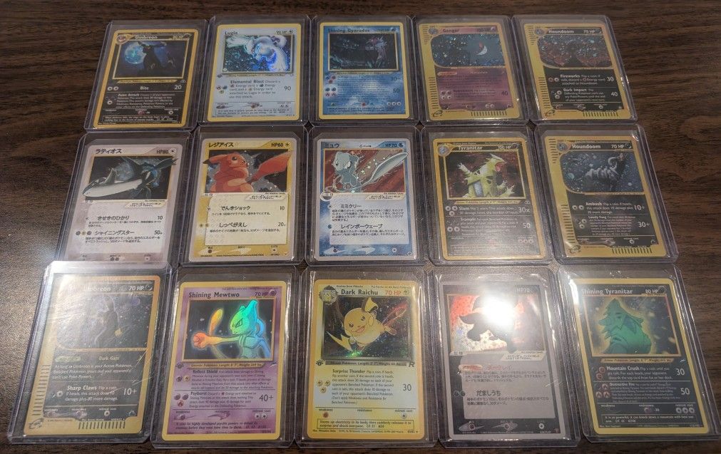 Pokemon Cards Proxy Not Real Just For Display