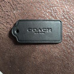 Coach Bag Tag Charm Fob