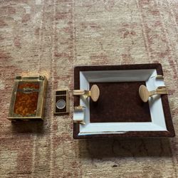 ST Dupont Jeroboam “Maduro” table lighter. ST Dupont porcelain https://offerup.com/redirect/?o=YXNodHJheS5TVA== Dupont pocket cigar cutter. 