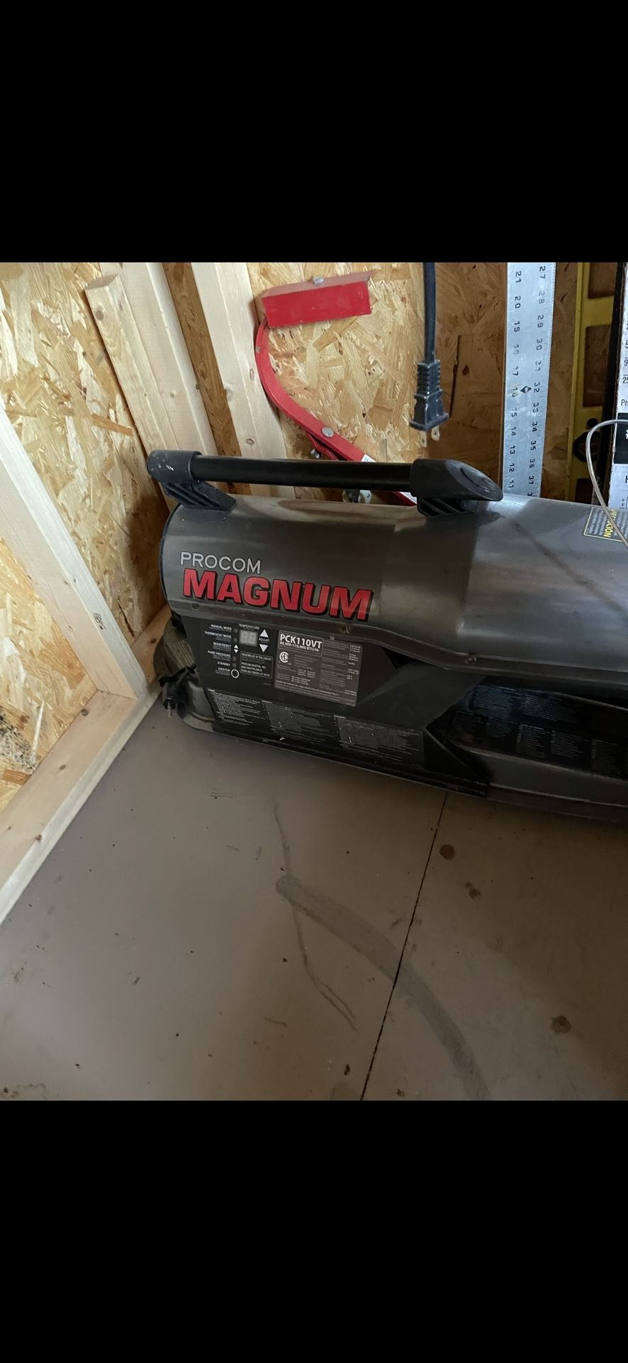Magnum 100k BTU /hr Heater.