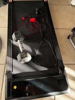 Waking Pad and 12lbs dumbbell
