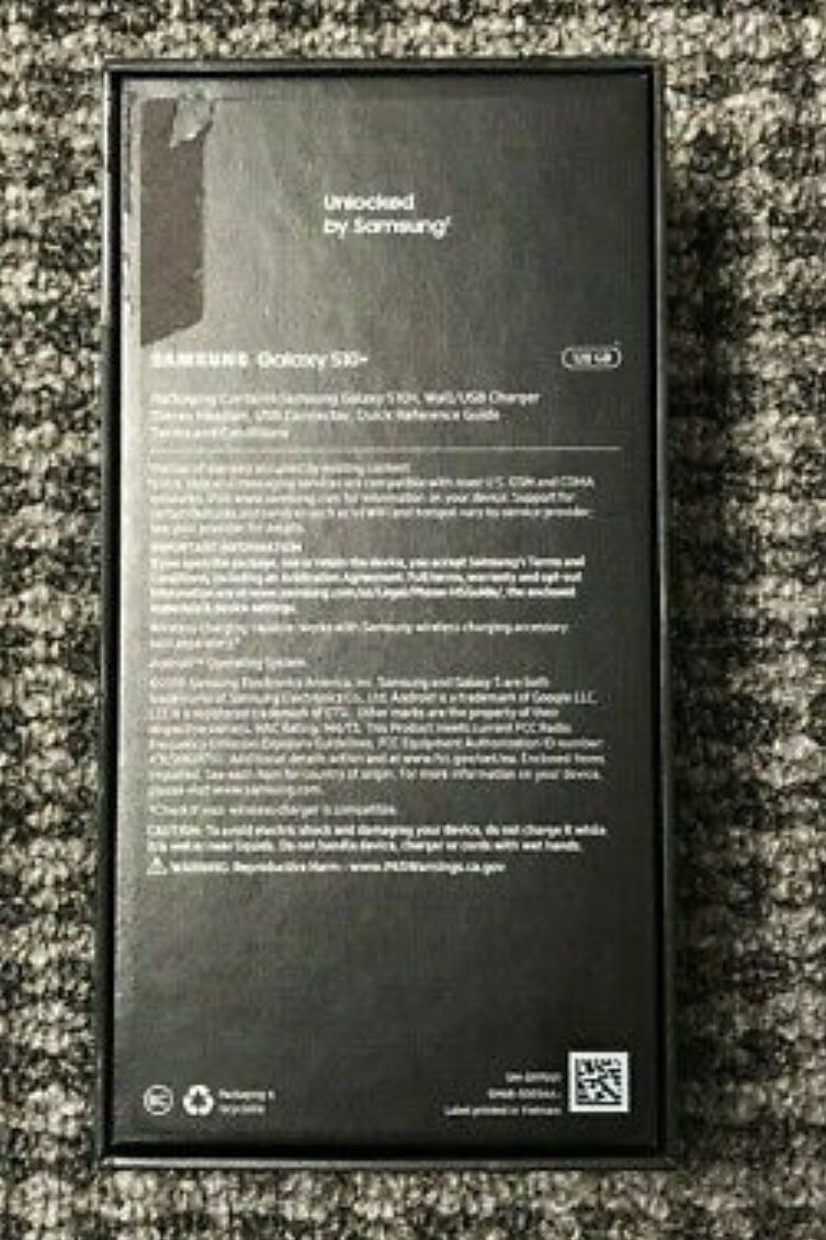 Samsung Galaxy S10+ SM-G975U 128GB Single SIM - Prism Blue