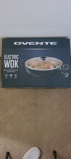 Ovente Electric Wok 13 In Non- Stick