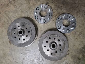 Vw short axle 5x130 Drums and 5x130 1 1/2"  spacers