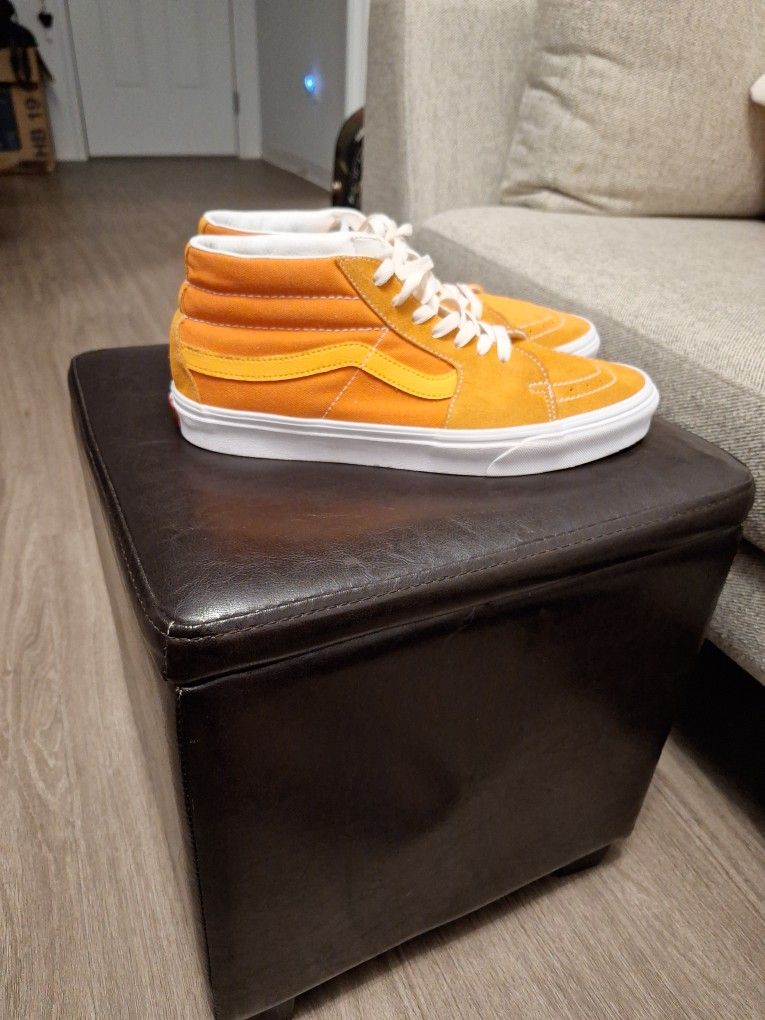 vans sk8 mid sunflower