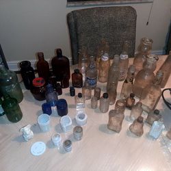 Antique Glass  Bottles