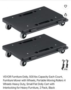 Furniture Dolly, 500 lbs Capacity