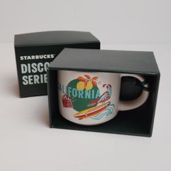 Starbucks 2024 California Discovery Series Collectors Ornament Mini Mug 2oz NIB