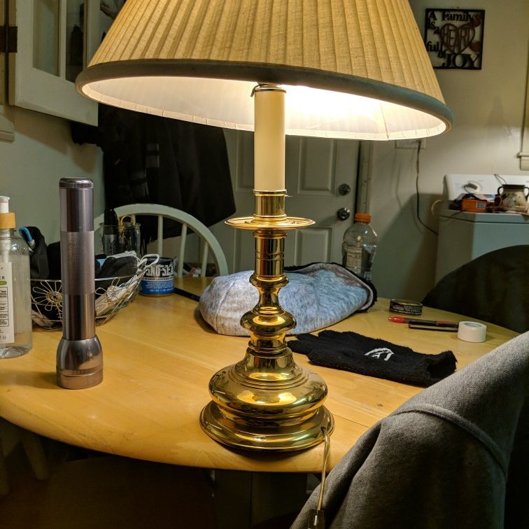 Solid Brass Antique Lamp.