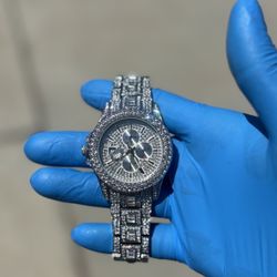 Moissanite Diamond Watch 