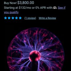 Plasma Large 18 Inch Height And Globe 14inch Round