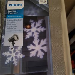 Philips Motion Projector  Rotating Snowflakes