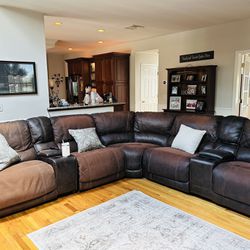 Comfy 7 Piece Sectional. Electric Reclining