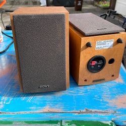 Vintage Sony Speakers  