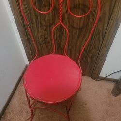 Vintage Ice Cream Parlor Chair